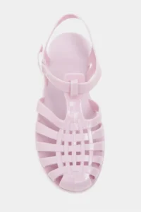 Nisantasi Shoes Anderline Pink MATTE Belt Detailed Women Sandals - Image 3