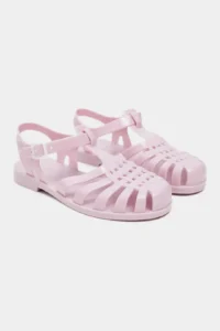 Nisantasi Shoes Anderline Pink MATTE Belt Detailed Women Sandals - Image 5