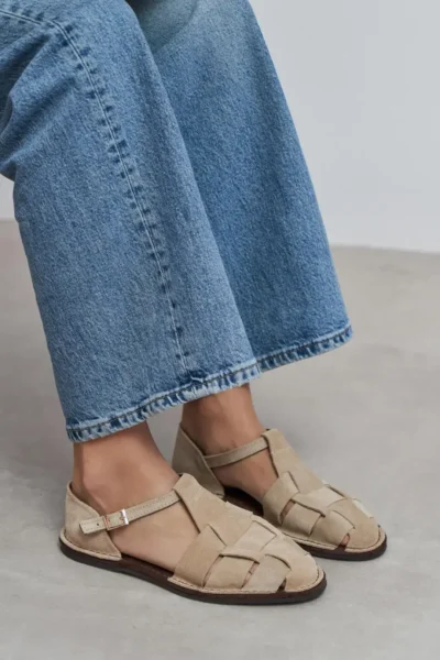 NSN-SMT2214K_Beige_Suede_Leather_1