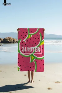 Marte Home SUMMER KARPUZ Printed Colorful Beach Towel - Image 2