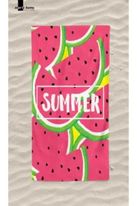 Marte Home SUMMER KARPUZ Printed Colorful Beach Towel - Image 3