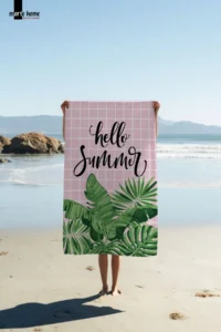 Marte Home SUMMER Printed Colorful Beach Towel - Image 2