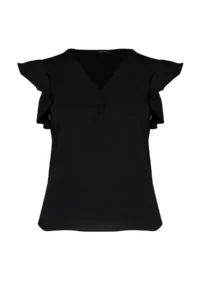 Trendyol Curve Black Weaving Button Detailed Blouse - Image 6