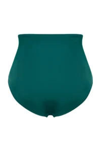 Trendyol Curve Green High Waist Corseted Shirring Detailed Shaping Plus Size Bikini Bottom - Image 8