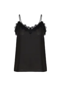 Trendyol Curve Black Sleeveless Lace Weaving Plus Size Blouse - Image 7