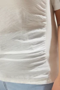 Trendyol Curve WHITE Camisole Knitting Plus Size Blouse - Image 4