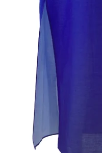 Trendyol Curve Mavi 100% Cotton Color Transitional beachwear Plus Size Dress - Image 6