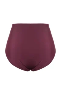 Trendyol Curve Plum High Waist Accessory Detailed Plus Size Bikini Bottom - Image 6