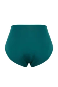 Trendyol Curve Petrol Waist Gathering Detailed High Waist Plus Size Bikini Bottom - Image 7