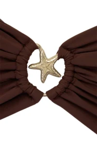 Trendyol Curve Brown Strapless Premium with accessories MIX&Match Bikini Top - Image 6