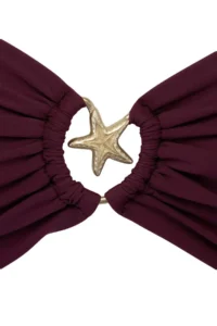 Trendyol Curve Plum Strapless Premium with accessories MIX&Match Bikini Top - Image 5