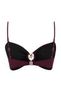 Trendyol Curve Plum Strapless Premium with accessories MIX&Match Bikini Top - Image 6
