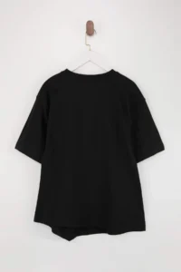 Trendyol Curve Black Accessory Detailed Knitting Plus Size Blouse T-Shirt Blouse - Image 6