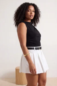 Trendyol Curve Black Dog collar Shirring Detailed Sleeveless Knitting Plus Size Blouse - Image 3