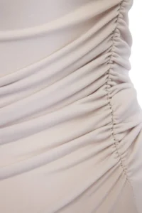 Trendyol Curve Stone Asymmetric Yaka Detailed Sandy Knitting Plus Size Blouse - Image 6