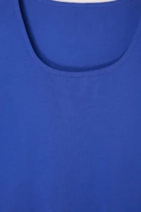 Trendyol Curve Saks Blue Soft Soft Material Knitting Plus Size Blouse - Image 5