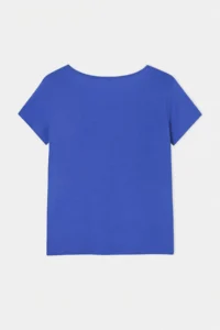 Trendyol Curve Saks Blue Soft Soft Material Knitting Plus Size Blouse - Image 6
