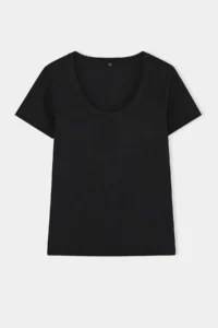 Trendyol Curve Black Cowl Neck Camisole Basic Knitting Plus Size Blouse - Image 4