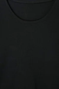 Trendyol Curve Black Crew Neck Basic Camisole Knitting Plus Size Blouse - Image 4
