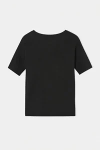 Trendyol Curve Black Crew Neck Basic Camisole Knitting Plus Size Blouse - Image 5
