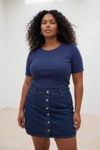 Trendyol Curve Gray Melange-Navy Blue 2 Sets Paket Crew Neck Basic Camisole Knitting Plus Size Blouse - Image 4