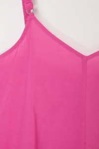 Trendyol Curve beachwear Pink Maxi Size Voile Weaving Plus Size Beach Dress - Image 5