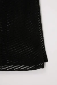 Trendyol Curve beachwear Black Midi V-neck Knitwear Beach Dress - Image 6