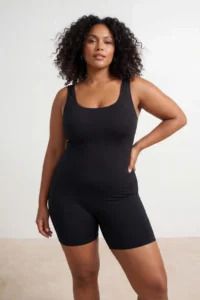Trendyol Curve Black Surfer OF shorts Plus Size Swimsuit - Image 3