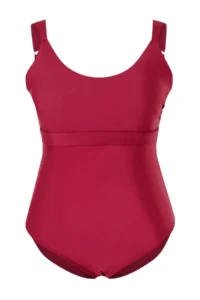 Trendyol Curve Cherry Effective for thinning Shaping Plus Size Swimsuit - Image 4