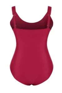 Trendyol Curve Cherry Effective for thinning Shaping Plus Size Swimsuit - Image 5