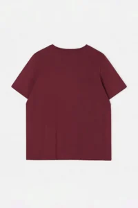 Trendyol Curve Burgundy Fun Printed Regular Fit Plus Size T-Shirt - Image 7