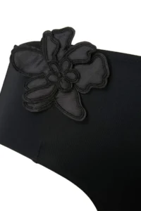 Trendyol Curve Black Floral High Waist Plus Size Bikini Bottom - Image 6