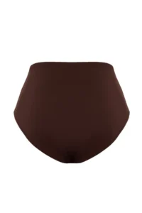 Trendyol Curve Brown Floral High Waist Plus Size Bikini Bottom - Image 7