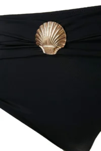 Trendyol Curve Black Seashell with accessories Plus Size Bikini Bottom - Image 6
