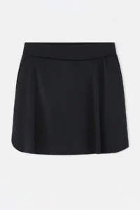 Trendyol Curve Black Inside OF shorts with pocket Skirted Plus Size Bikini Bottom - Image 5