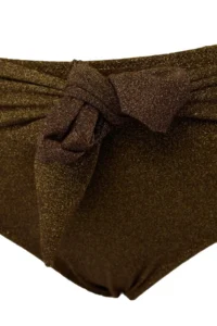 Trendyol Curve Mink Batmayan Simli Kalite High Waist Binding Detailed Plus Size Bikini Bottom - Image 5