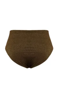 Trendyol Curve Mink Batmayan Simli Kalite High Waist Binding Detailed Plus Size Bikini Bottom - Image 6