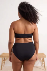 Trendyol Curve Black Chlora&Water Resistant LONG Lasting LYCRA® XTRA LIFE Plus Size Bikini Bottom - Image 4