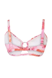Trendyol Curve Pink flower patterned Pencere Detailed Plus Size Bikini Top - Image 6