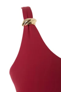 Trendyol Curve Burgundy Chlora&Water Resistant LONG Lasting LYCRA® XTRA LIFE Plus Size Bikini Top - Image 6