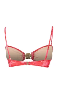 Trendyol Curve Abstract Patterned with accessories Sleeveless Plus Size Bikini Top - Image 2
