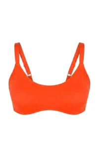 Trendyol Curve Red bralette Covered Basic Plus Size Bikini Top - Image 4
