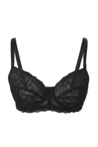 Trendyol Curve Black Lace Wireless Plus Size Bra - Image 5