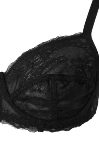 Trendyol Curve Black Lace Wireless Plus Size Bra - Image 6