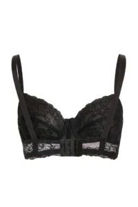 Trendyol Curve Black Lace Wireless Plus Size Bra - Image 7