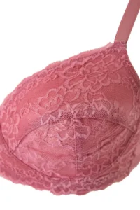 Trendyol Curve Plum Plus Size Lace Bra - Image 5