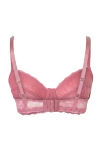 Trendyol Curve Plum Plus Size Lace Bra - Image 6
