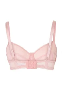 Trendyol Curve Powder Pink Lace Wireless Plus Size Bra - Image 6