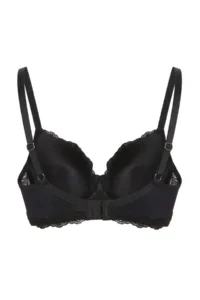 Trendyol Curve Black Sponge Pad Lace Detailed Plus Size Bra - Image 6