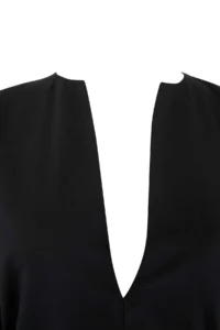 Trendyol Curve beachwear Black Sides Adjustable Shirred Plus Size Kimono&Kaftan - Image 9